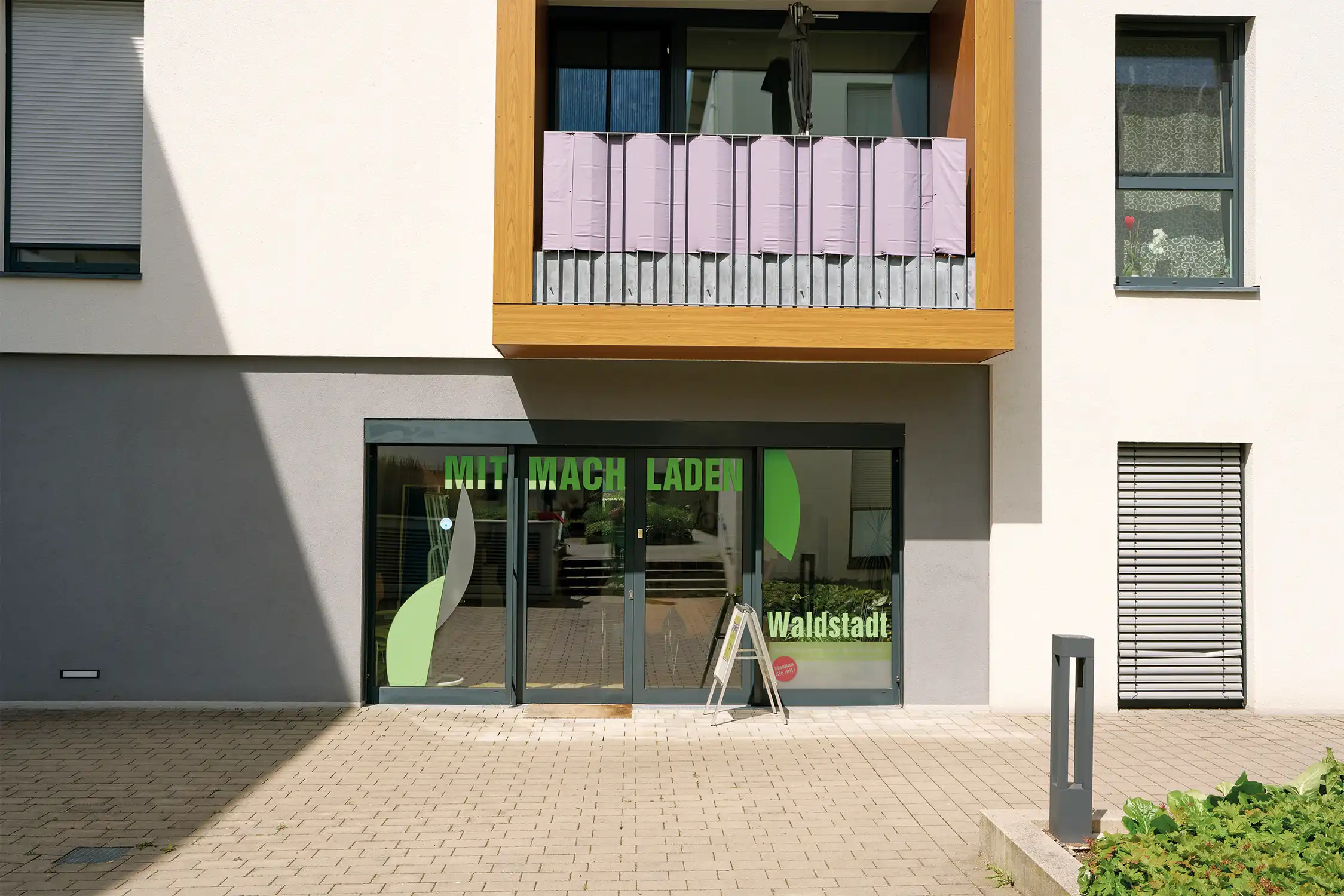 Quelle: BLV Außenansicht Mitmachladen Waldstadt