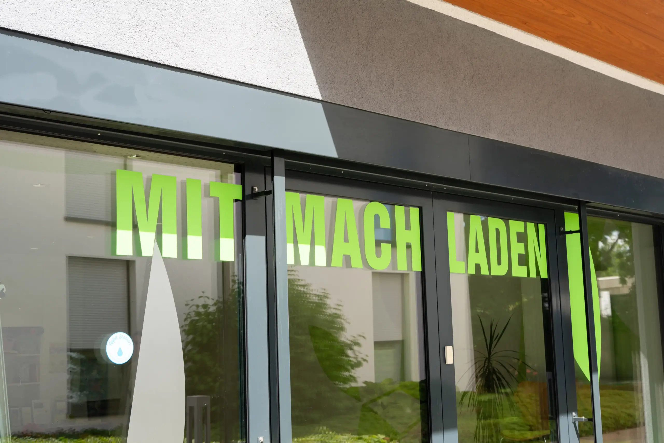 Außenansicht Mitmachladen Waldstadt